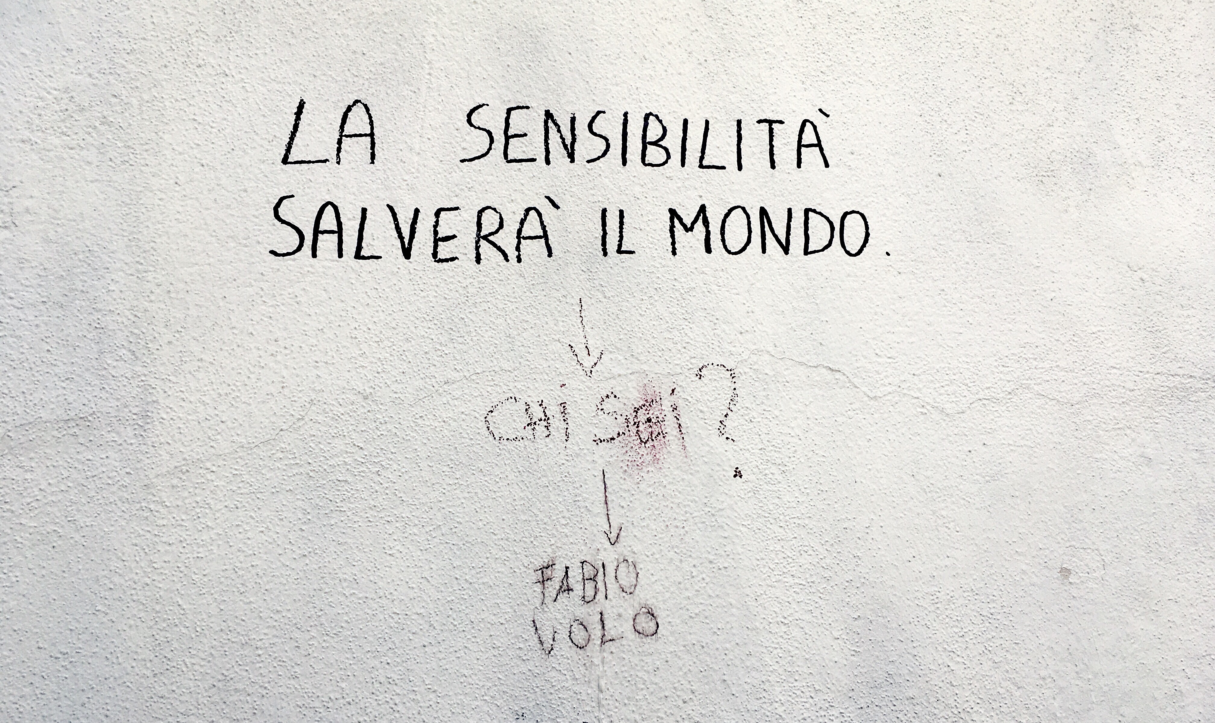 Scritte sui Muri Fabio volo dixit