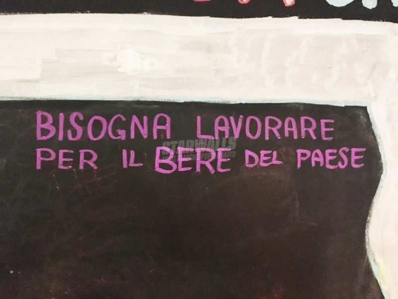 Scritte sui Muri Ora e la-birra