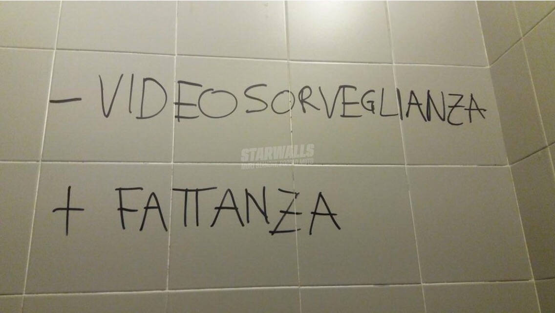 Scritte sui Muri Non guardare, sto a sbiellare