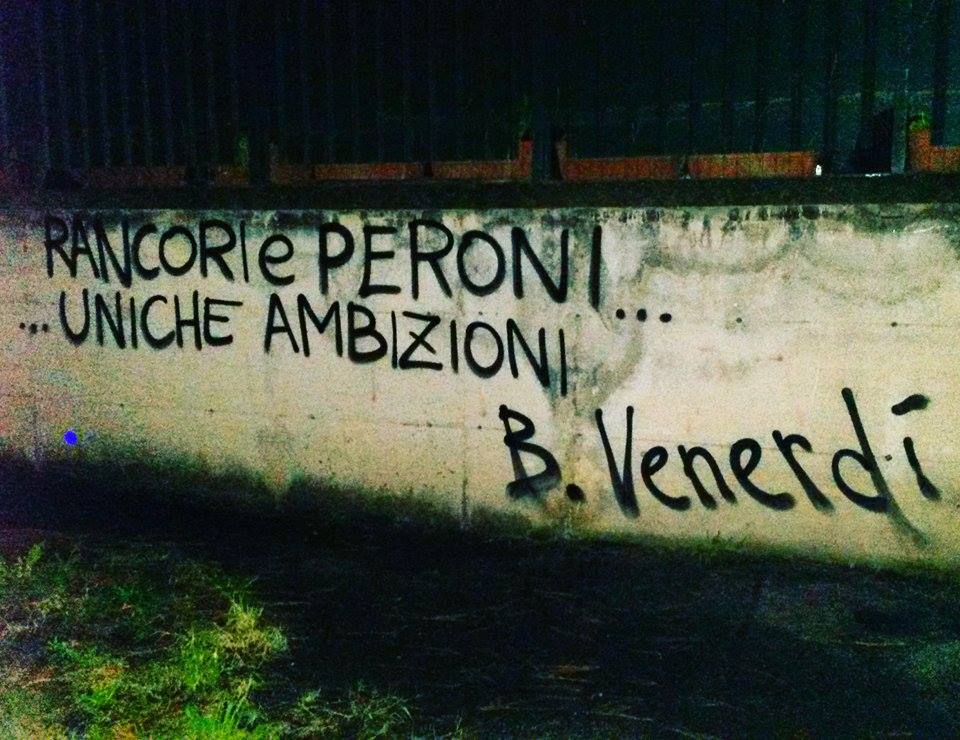 Scritte sui Muri uniche ambizioni