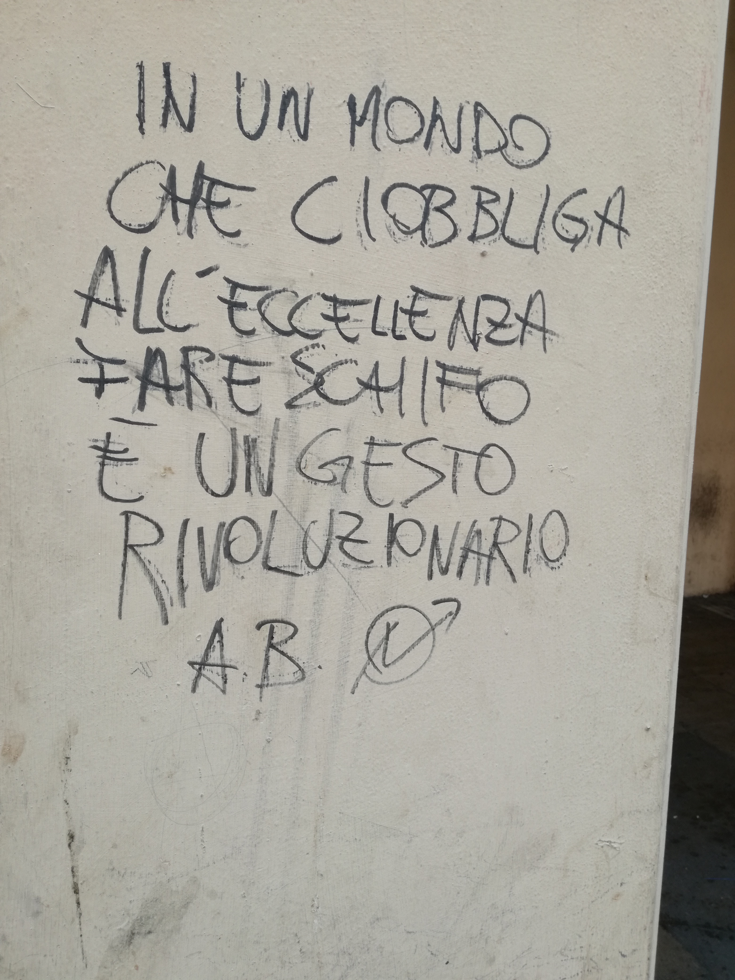 Scritte sui Muri Gesti rivoluzionari