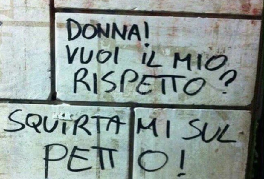 Scritte sui Muri prendere di petto la questione