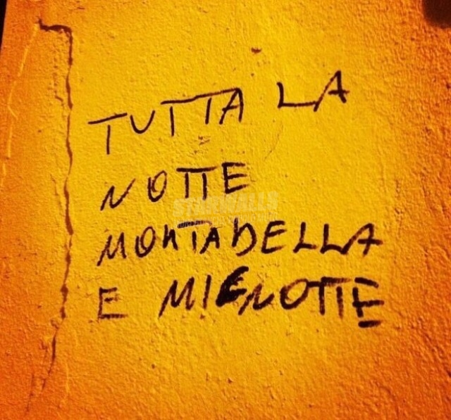 Scritte sui Muri Gola e lussuria