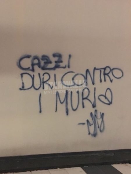 Scritte sui Muri O la va o la spacca