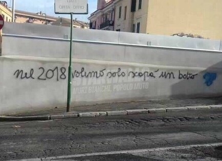 Scritte sui Muri Buoni propositi 2018