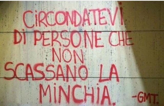 Scritte sui Muri Il senso della vita