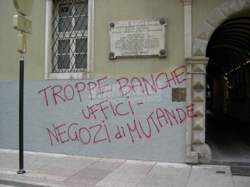 Scritte sui Muri Soldi intimi