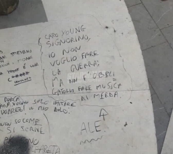 Scritte sui Muri Young Signorino e la critica